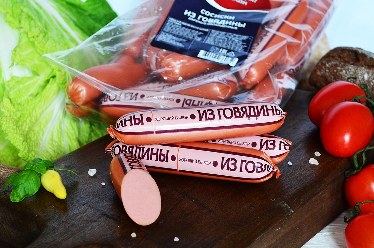 

Сосиски ВМ Продукт из говядины