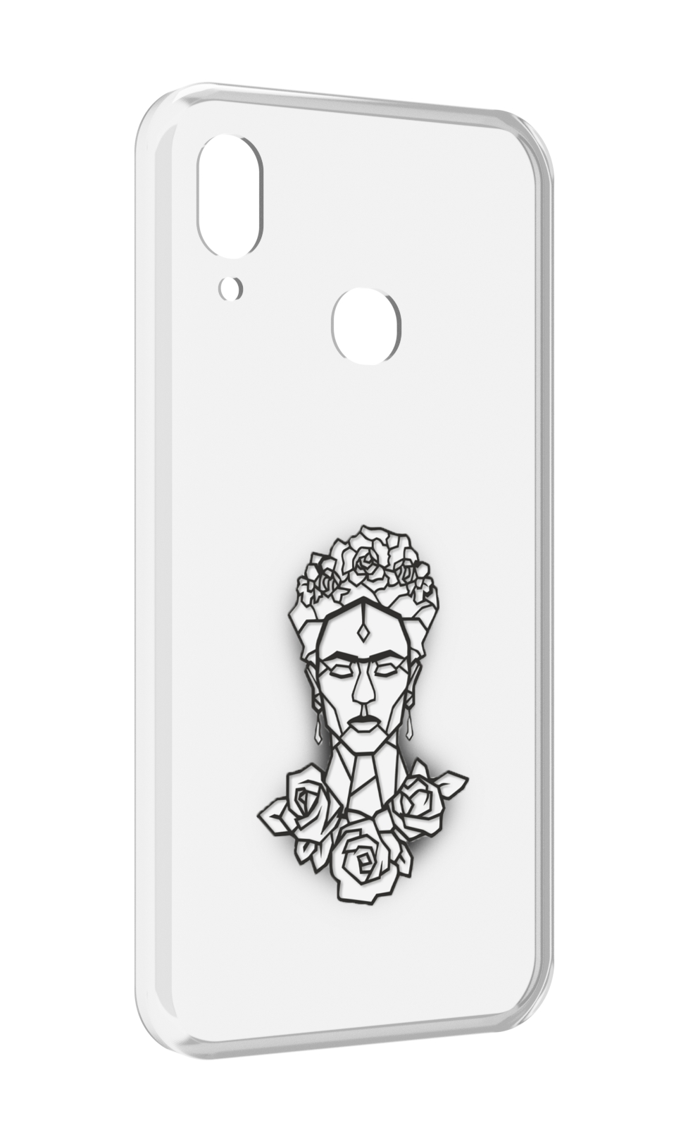 

Чехол MyPads девушка с цветами с гранями женский для BQ BQ-6040L Magic, Прозрачный, Tocco