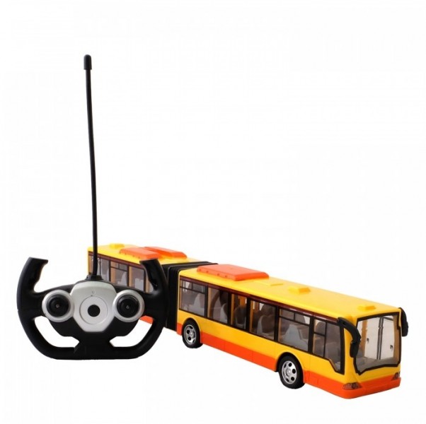 фото Радиоуправляемый автобус hb 666 с гармошкой, желтый 666-676a-y