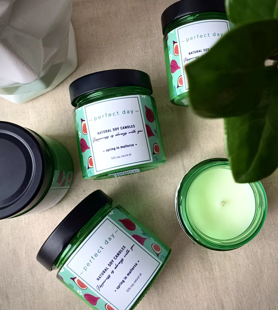 

Свеча ароматическая PERFECT DAY CANDLES IKRA0291831, Весна на Майорке/ spring in mallorca хлопковый фитиль
