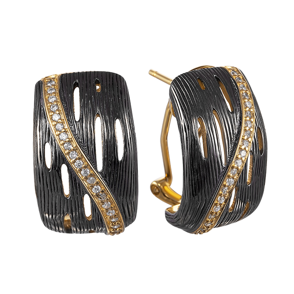 

Серьги из серебра с фианитом Element47 AES36726W_SR_001_BJ, AES36726W_SR_001_BJ