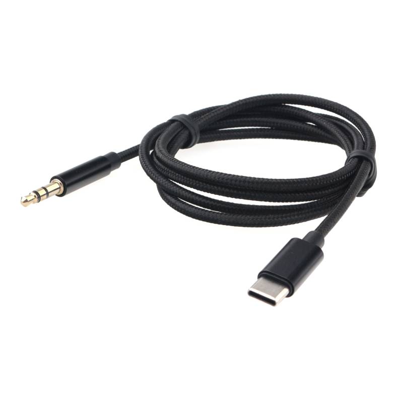 Кабель Cablexpert Type-C - 3.5 mm jack, 1 м, черный