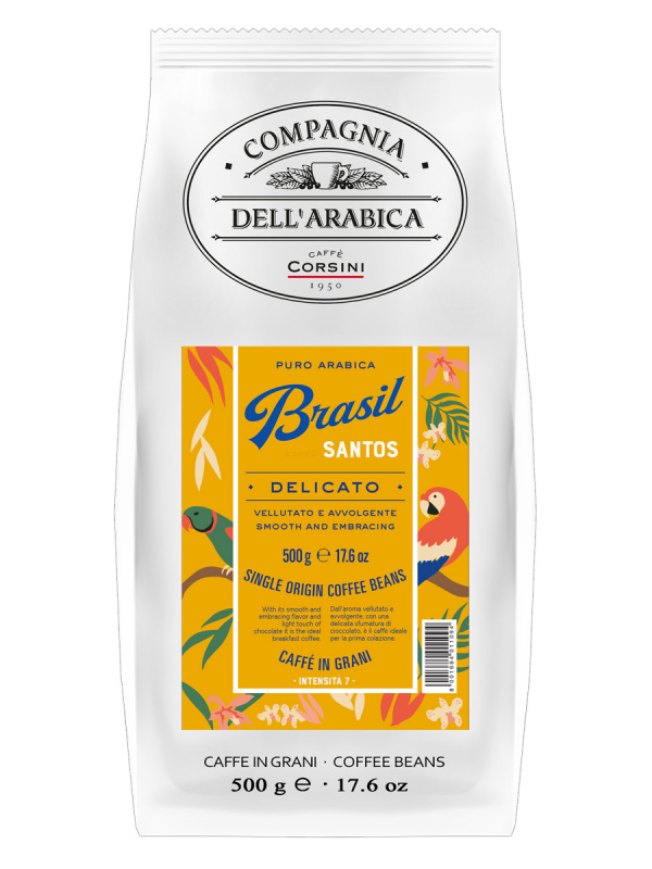 

Кофе в зернах Compagnia Dell` Arabica Brasil Sant 500 г
