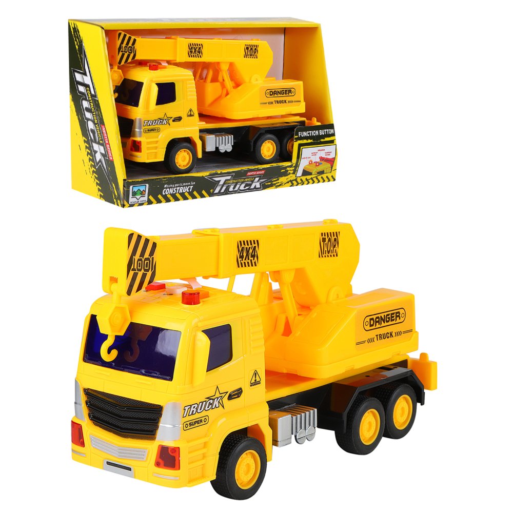 

Машинка SENYUE TOYS инерционная Кран желтый JB1100368