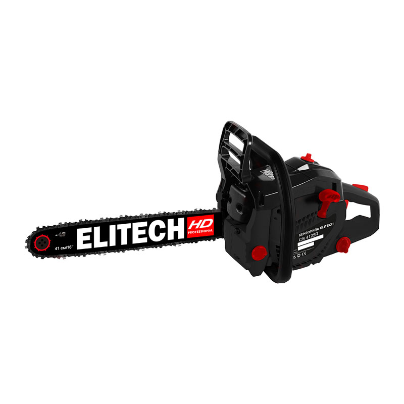 

Бензопила ELITECH HD CS4125R (E1611.005.00), HD CS4125R