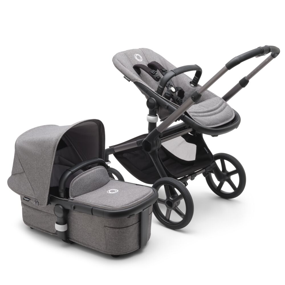 Коляска 2 в 1 Bugaboo Fox 5 complete GRAPHITE, GREY MELANGE-GREY MELANGE 100051045