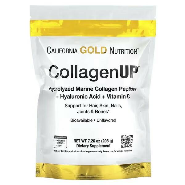 CollagenUP + Hyaluronic Acid + Vit C Коллаген California Gold Nutrition 5000 мг 206 г