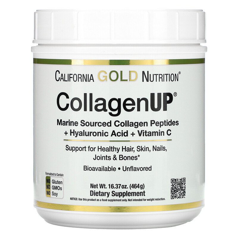 фото Collagenup + hyaluronic acid + vit c california gold nutrition 464 г