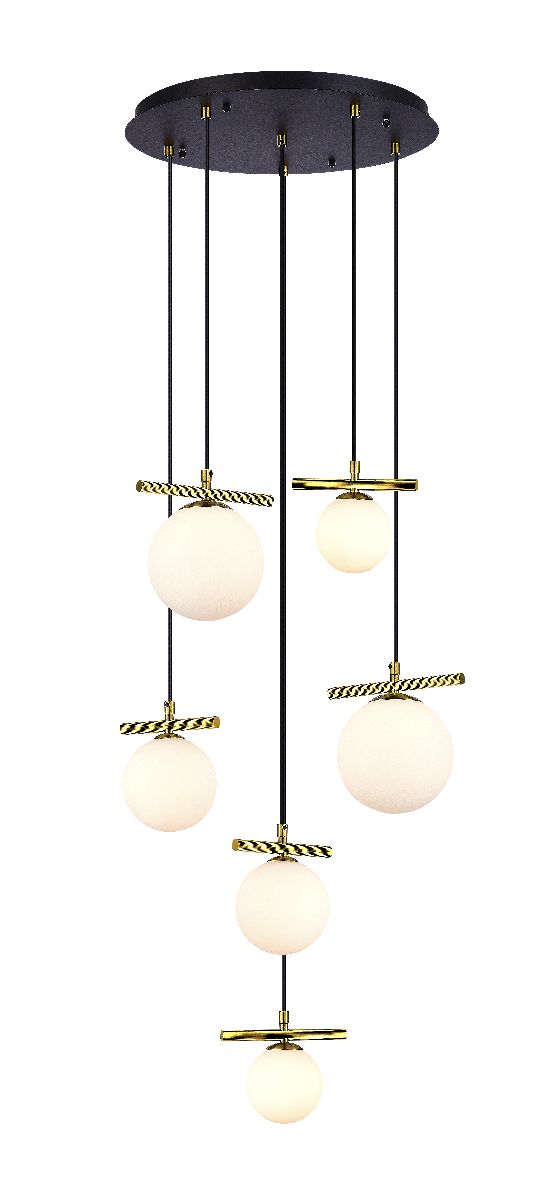 

Люстра iLamp Golden 2134-6D BR+MBK