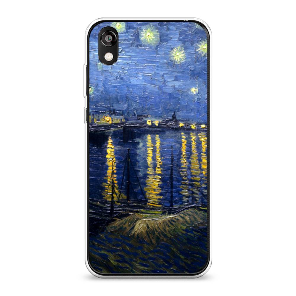 

Чехол на Honor 8S/8S Prime/Huawei Y5 2019 "Звездная ночь над Роной", Синий;желтый, 69150-4