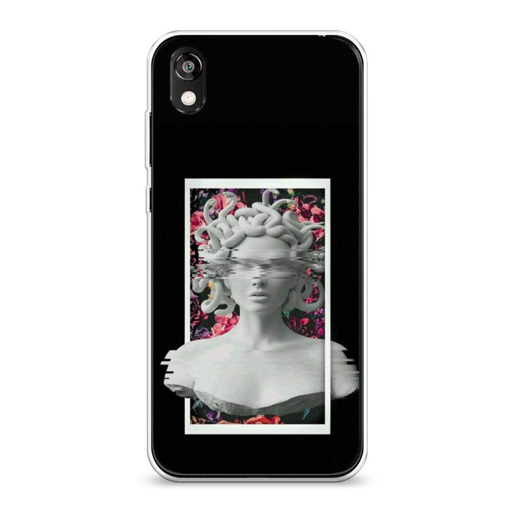 

Чехол на Honor 8S/8S Prime/Huawei Y5 2019 "Web Punk Медуза Горгона", Черный;серый, 69150-6