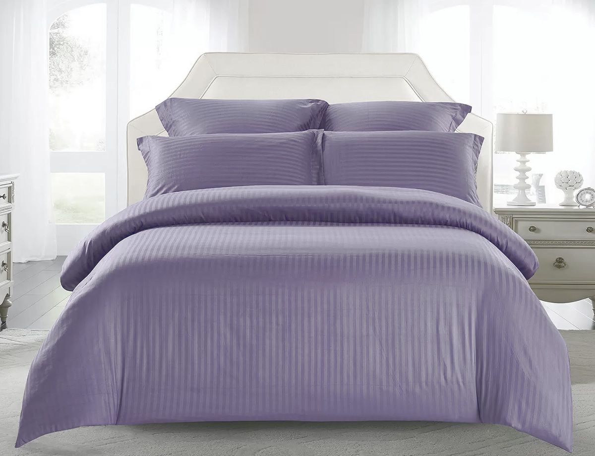 

Простыня Maktex Лавандула 260x260 см, Простыни из страйп-сатина 130