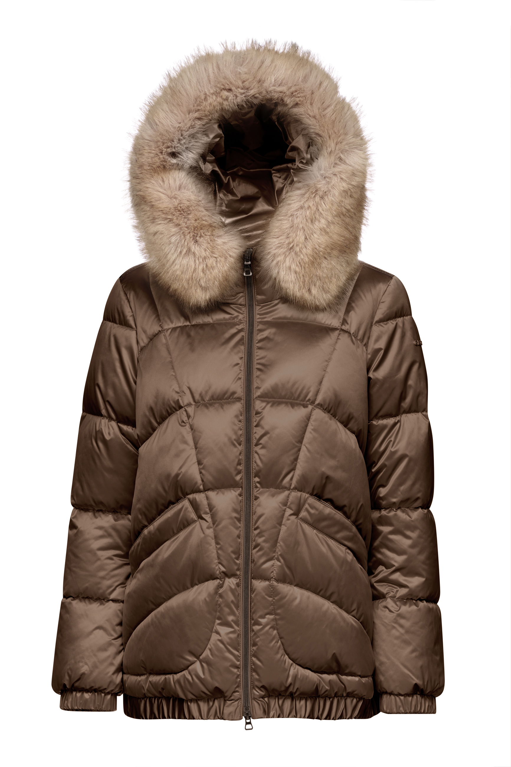 Куртка женская GEOX Backsie W4628ST2843F6226 коричневая 44 30790₽