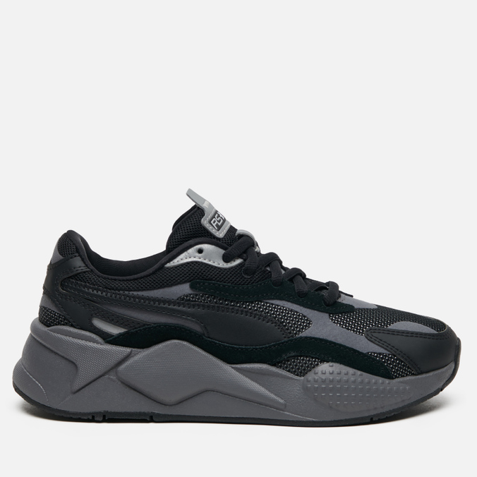 

Кроссовки PUMA RS-X3 Puzzle черные 38.5 EU, RS-X3 Puzzle