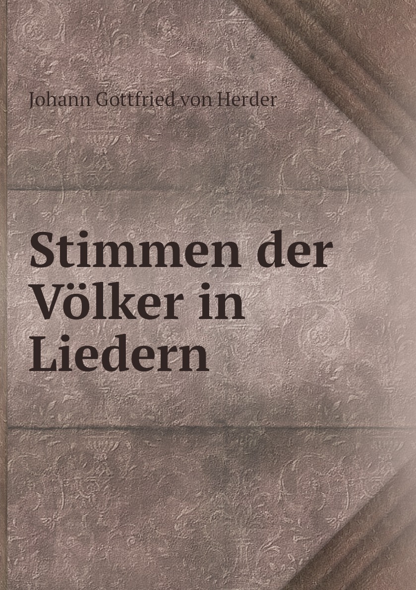 

Stimmen der Volker in Liedern