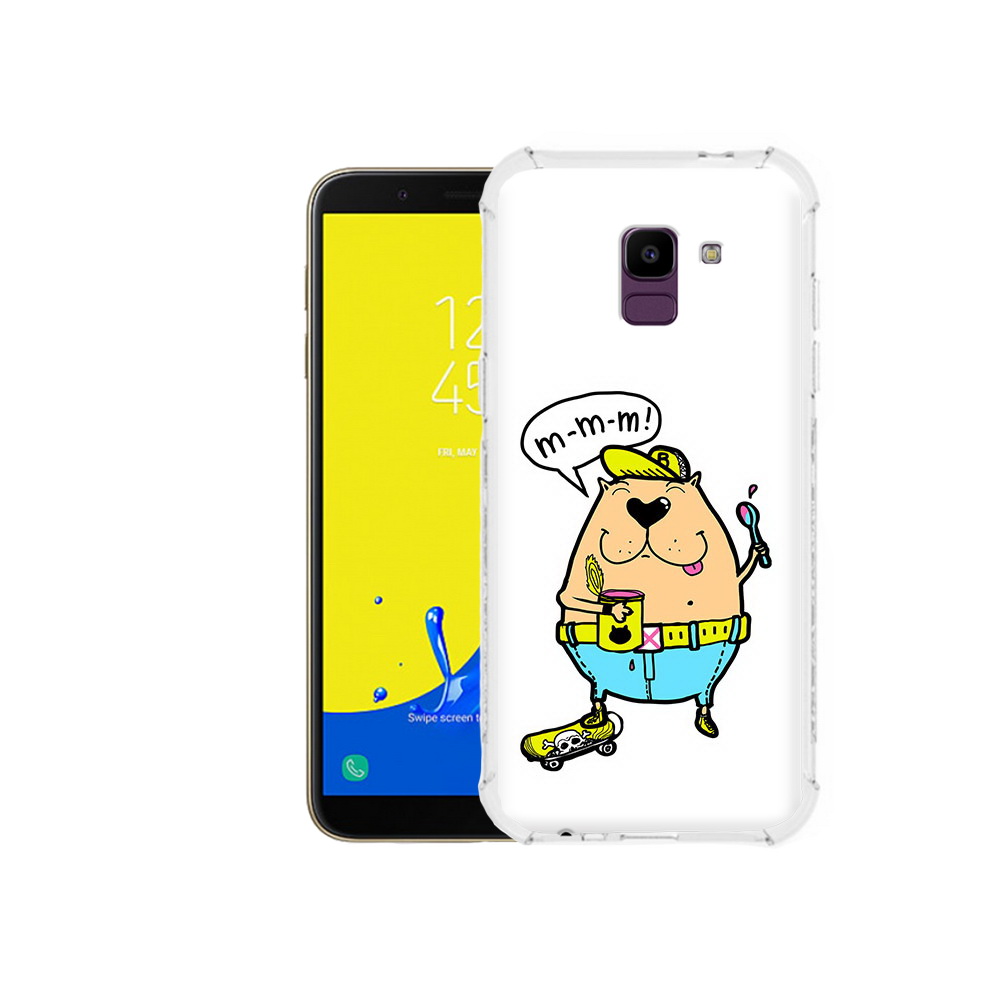 

Чехол MyPads Tocco для Samsung Galaxy J6 (2018) Бобр, Прозрачный, Tocco