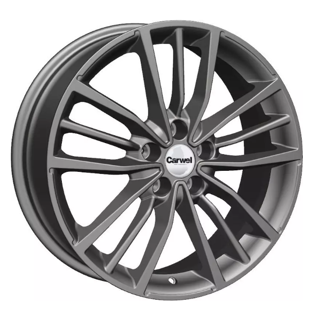 

Диск Carwel Крет 1812 (Chery Tiggo 7 Pro) 7,0x18 5/108 ET33 d-60,1 GRT ( 124814), Графит