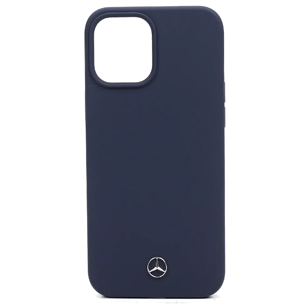 

Чехол iPhone 14 Pro Benz silicone, синий