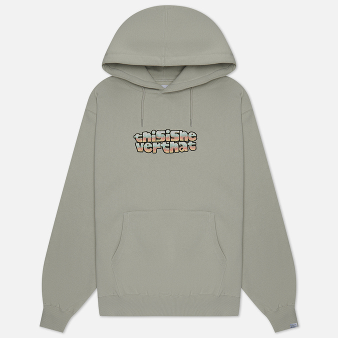 

Мужская толстовка thisisneverthat Cachalote Hoodie серый, Размер S, Cachalote Hoodie