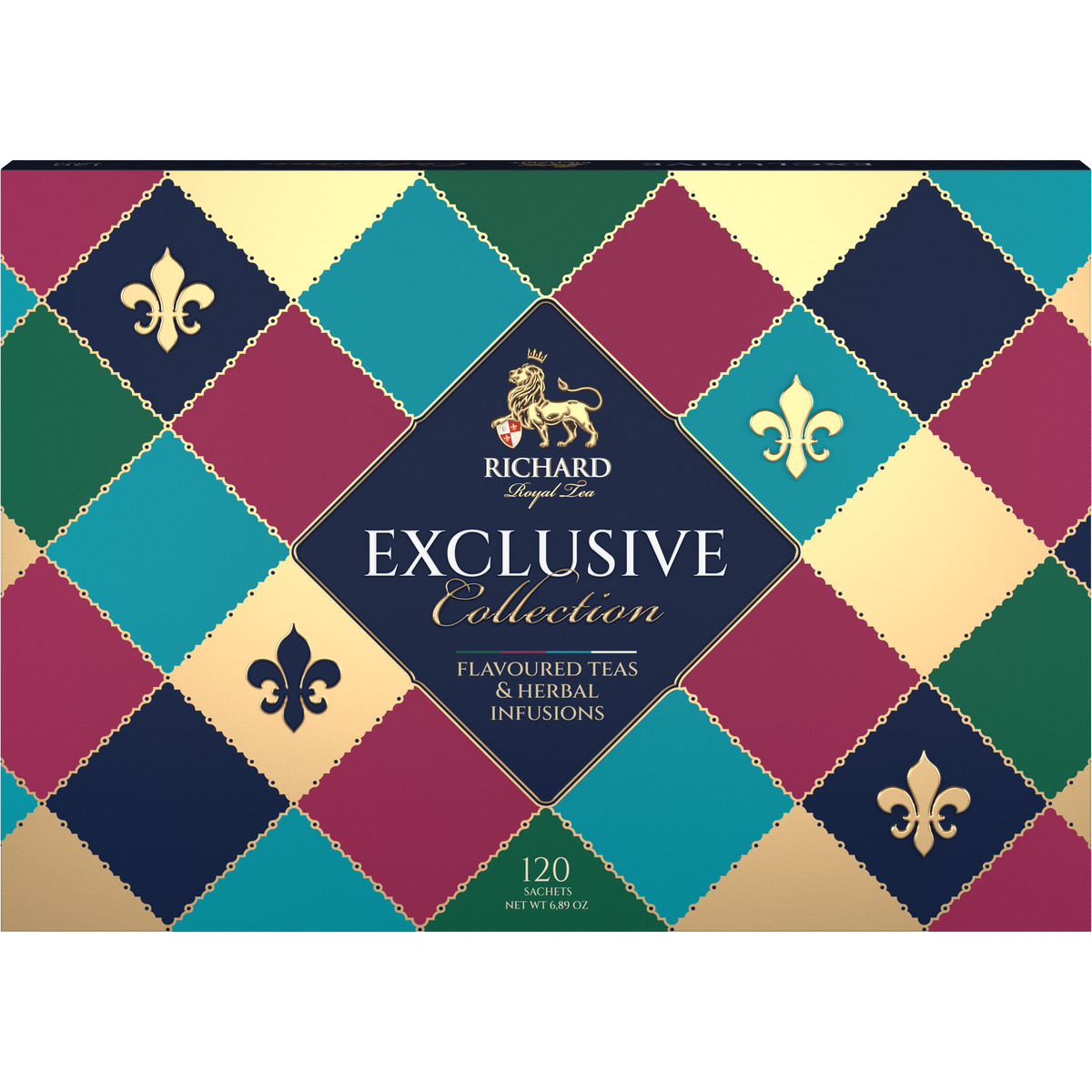 

Набор чая Richard Exclusive Collection Fruit & Herbal Teas, ассорти, 120 сашетов