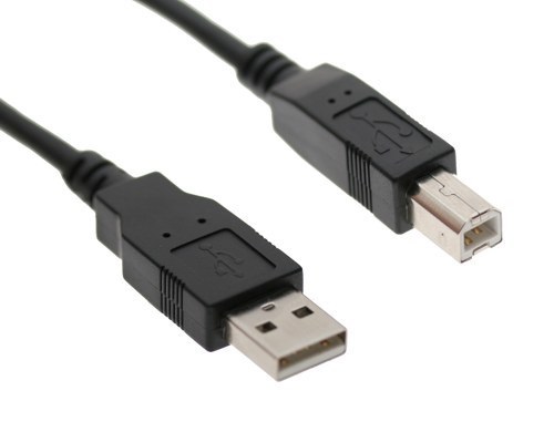 Кабель Perfeo USB A-USB B вилка-вилка 1.8м чёрный