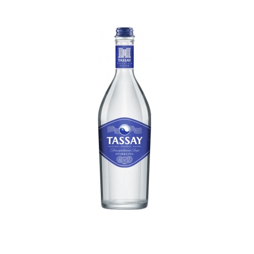 Вода минеральная газированная TASSAY, стекло, 0,75 л х 6 шт