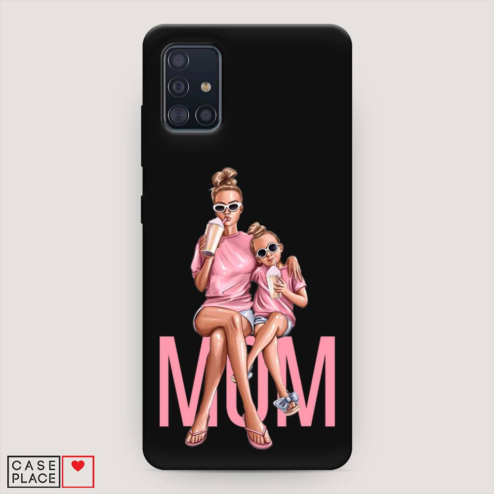 фото Матовый силиконовый чехол "lovely mom" на samsung galaxy a51 awog