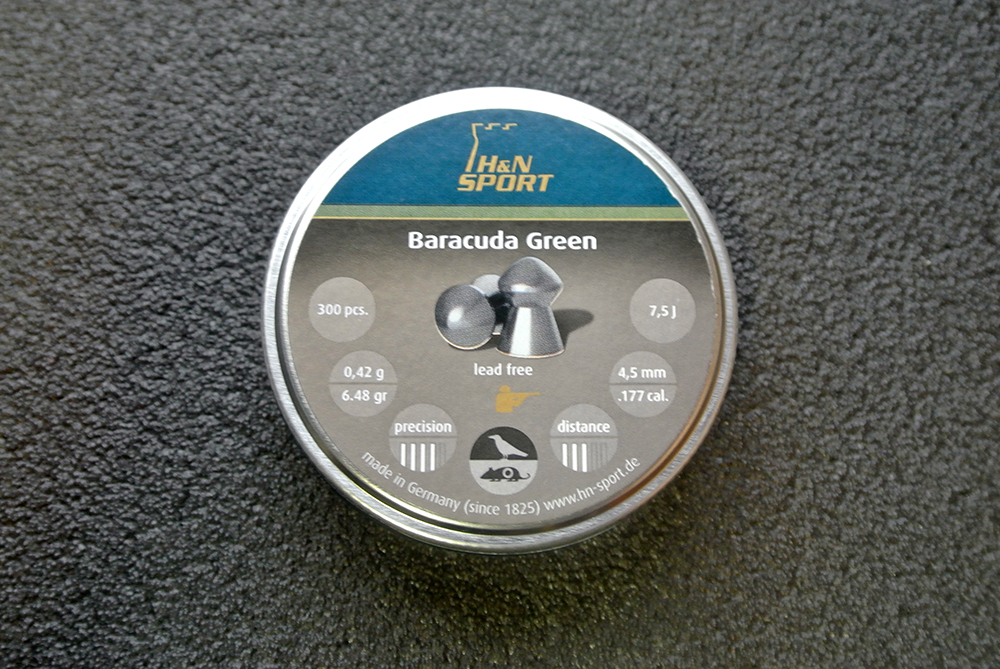 Пули для пневматики HN Barracuda Green 45 мм 042г 300 шт 2477₽