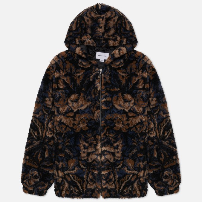 

Мужская флисовая куртка thisisneverthat Floral Faux Fur коричневый, Размер L, Floral Faux Fur