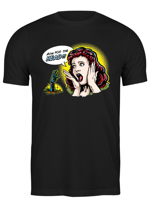 

Футболка мужская Printio Zombiee! черная L, Черный, Zombiee!
