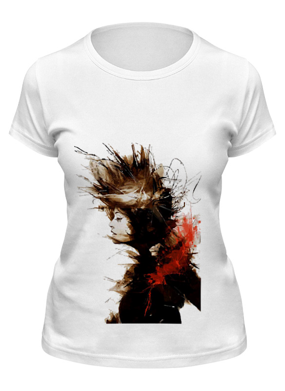 

Футболка женская Printio Girl in sepia белая L, Белый, Girl in sepia