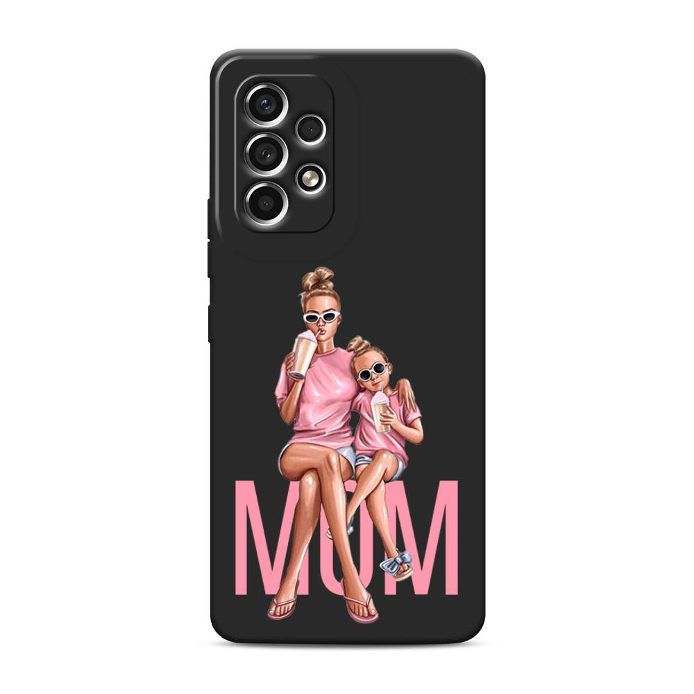 фото Матовый силиконовый чехол "lovely mom" на samsung galaxy a53 awog