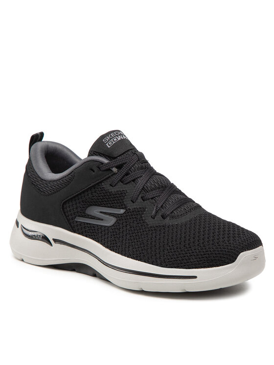 

Кроссовки Go Walk Arch Fit 216254/BKGY Skechers Черный 45,5 EU, Go Walk Arch Fit 216254/BKGY