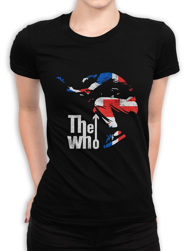 фото Футболка женская design heroes the who черная 2xl