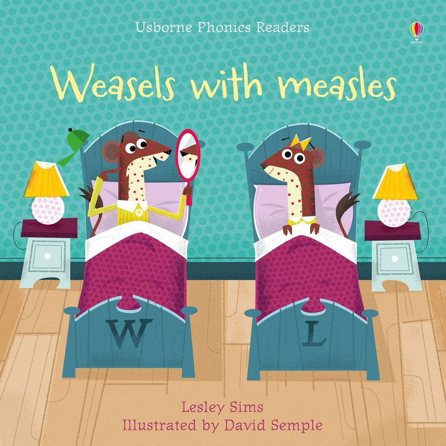 

Usborne Phonics Readers Weasels with Measles