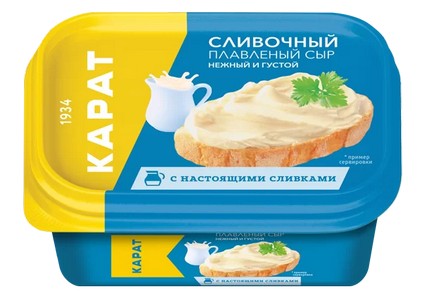 Плавленый сыр Карат Сливочный 45% 200 г