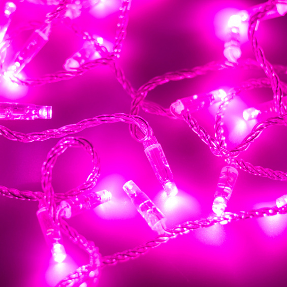 Световая гирлянда новогодняя ARdecoled ARLT_025792 10 м розовый