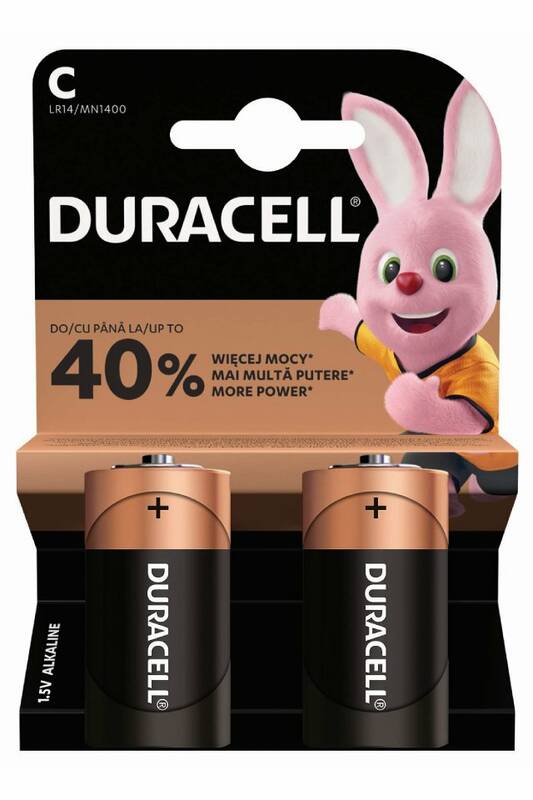 

Батарейки Duracell Basic LR14 C BL2 Alkaline 1.5V US, 052529