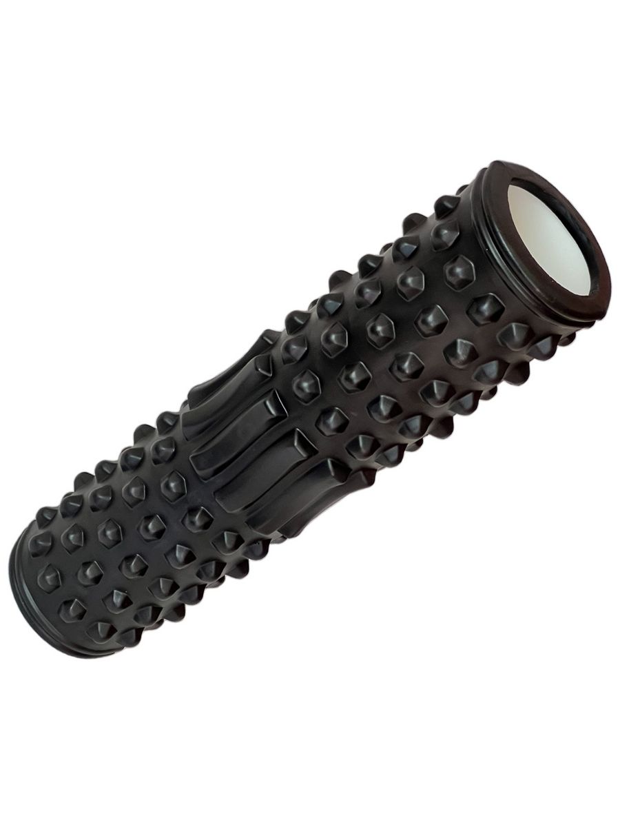 Валик для йоги Sportex E40750 черный 45x11