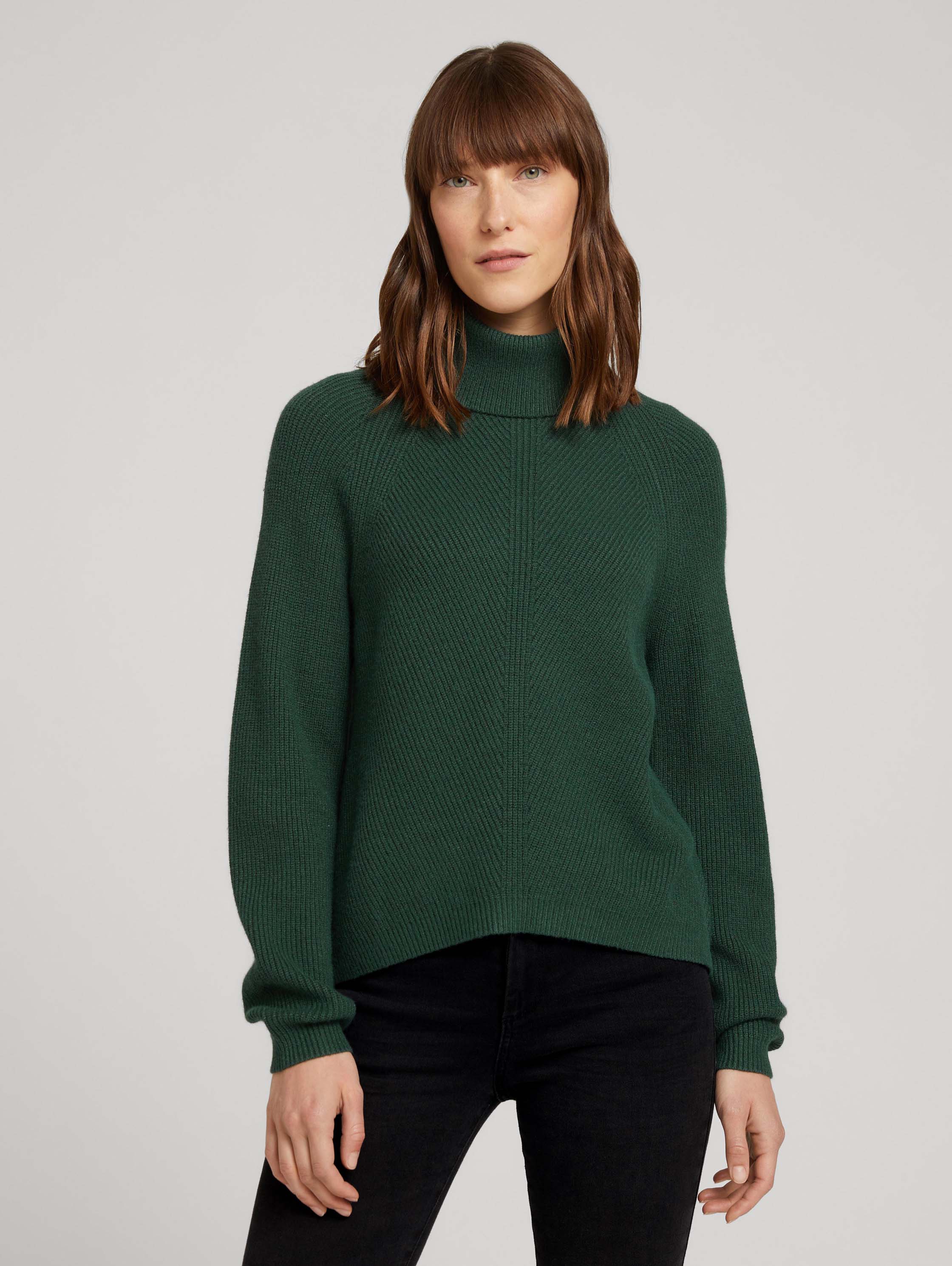 

Свитер женский TOM TAILOR 1028975 зеленый XL, 1028975