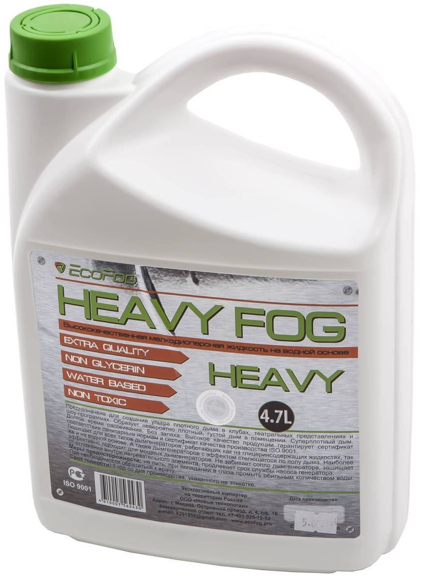 

EF-Heavy Жидкость для дым машин, ультра плотный дым, EcoFog