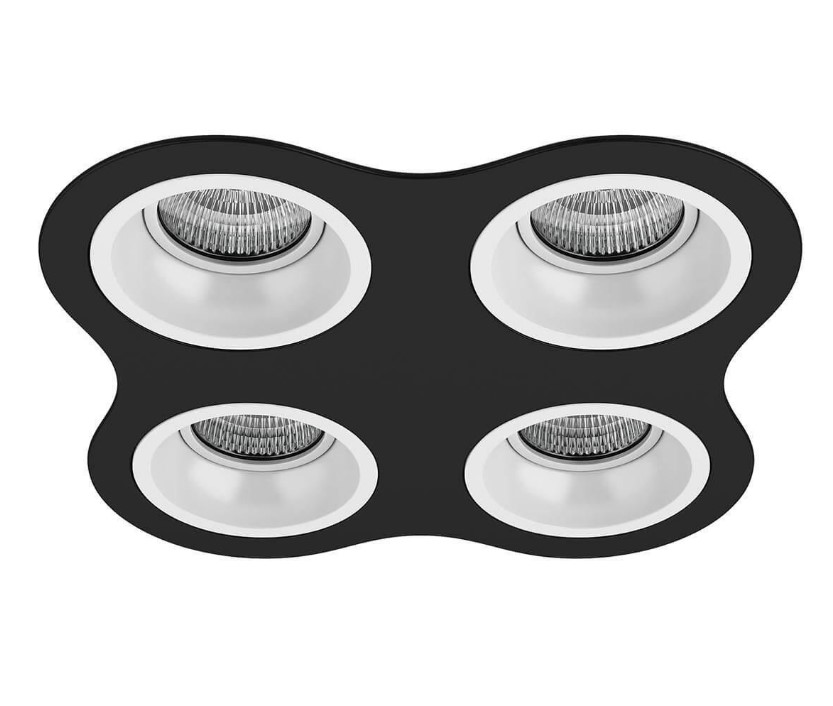

Lightstar Встраиваемый светильник Lightstar Domino D64706060606 чёрный