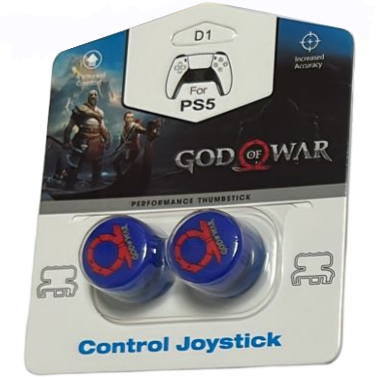 

Накладка на стик для геймпада NoBrand DH God of War\D01 для Playstation 4, Playstation 5, Красный;синий, DH God of War\D01