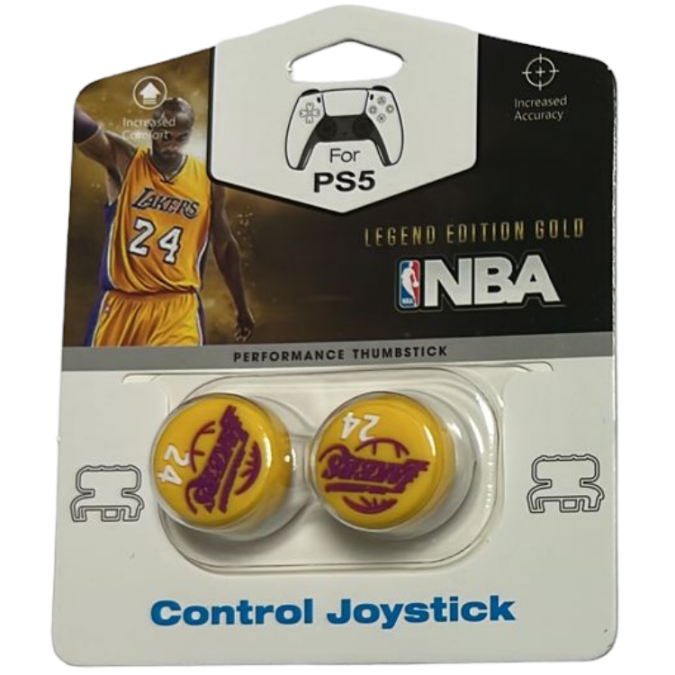 

Накладки на стики DualSense/DualShock 4 DH NBA Los Ang Koby Bryant-24\D17 Yellow PS4/PS5, Желтый, DH NBA Los Angeles Koby Bryant-24\D17