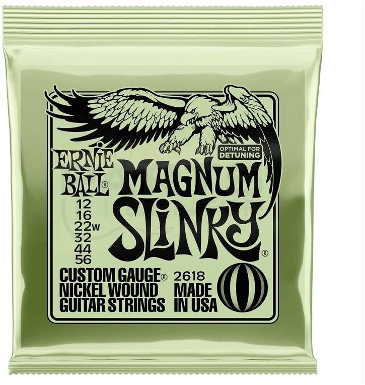 ERNIE BALL 2618 Nickel Wound Slinky Magnum 12-56 - Струны для электрогитары