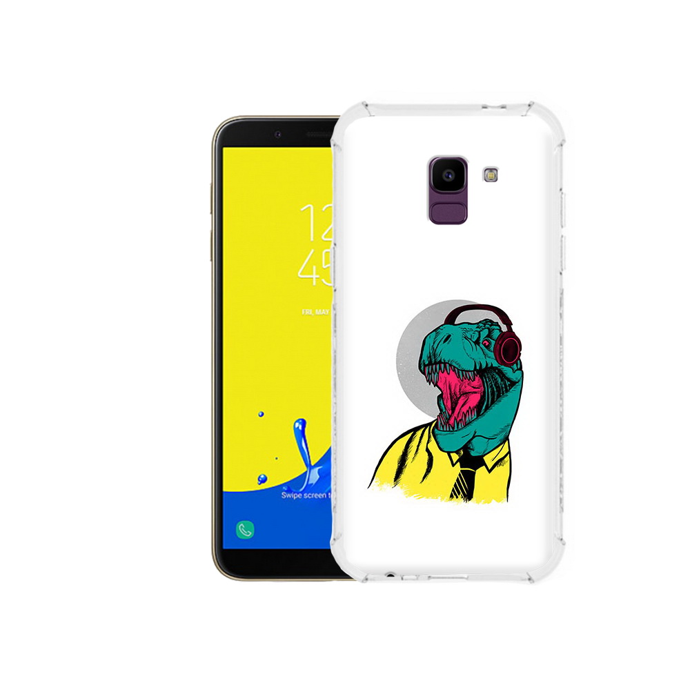 

Чехол MyPads Tocco для Samsung Galaxy J6 (2018) дино, Прозрачный, Tocco