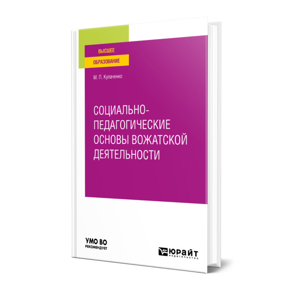 фото Книга социально-педагогические основы вожатской деятельности юрайт