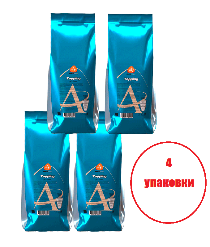 Молочный топпинг AlmaFood MILK DRINK, пакет, 1 кг х 4 шт