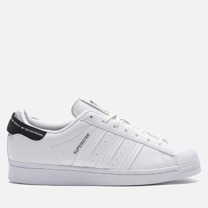 фото Кеды мужские adidas originals x parley superstar белые 42.5 eu