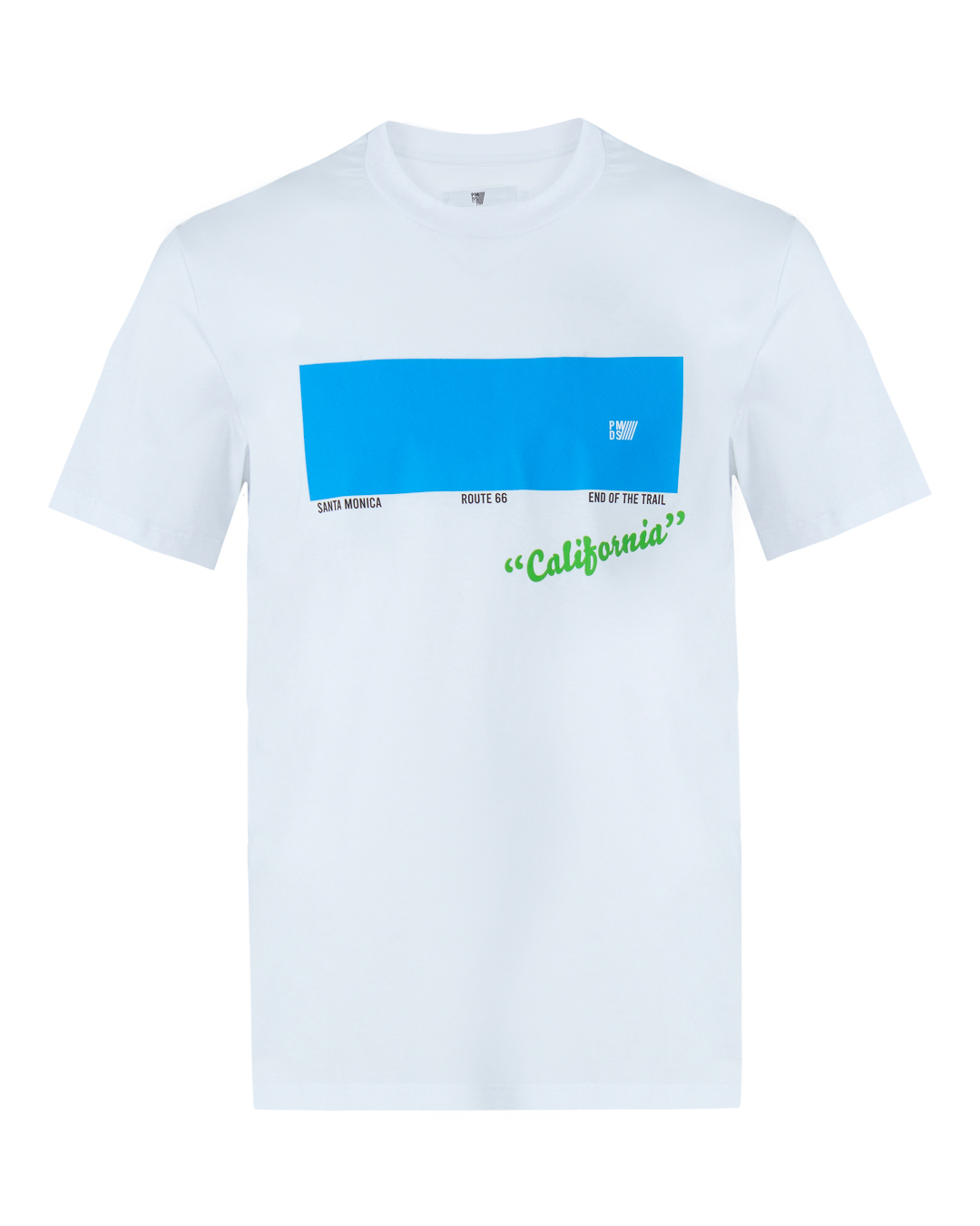 

Футболка мужская P.M.D.S S22781TS белая 2XL, S22781TS